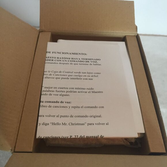 Mr. Christmas Maestro Mouse Christmas Light & Sound Show NEW - Picture 7 of 9